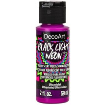 Black Light Neon Acrylic Paint 2oz Ultraviolet - £10.99 GBP