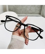 Oversized Cat Eye Square Frame Blue Light Blocking Womens Mens Black Gla... - £11.20 GBP