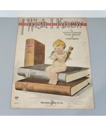 Vtg 1921 I Wish I Knew Sheet Music Sherman Clay &amp; Co Cupid Cover - £10.53 GBP