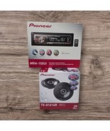 Pioneer MVH-155UI Car Stereo Receiver + TS-G1614R 6.5&quot; Speakers Bundle NEW - $158.40