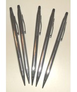 Cross chrome lot of five (5) mechanical pencils all work; all with erasers - $61.67 CAD