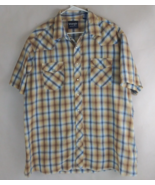 Vintage Wrangler Western Shirts Men&#39;s Colorful Pearl Snap Shirt Size 2XT - $24.74