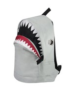 3D Shark Canvas Backpack Kids Book Bag School Backpack for Teen Girls Bo... - £26.85 GBP