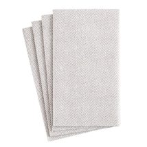 Caspari Jute Paper Linen Guest Towel Napkins in Flax - Four Packs of 12 - £9.17 GBP+