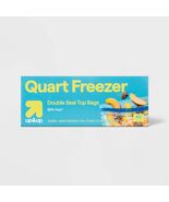Up &amp; Up Quart Freezer Bags Blue 40 ct One Size - €9,91 EUR