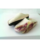 US 5.5 Felted wool slippers Handmade * Warm Home shoes Winter slippers - $723.38 MXN