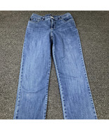 Lee Classic Fit Straight Jeans Womens Medium Blue High Rise 28x31 - $19.00