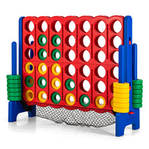 4-in-a-Row Connect Game 4-to-Score Giant Game Set W/Net Storage for Adult &amp; Kids - £184.04 GBP