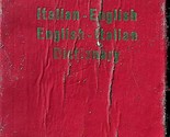 Vintage 1953 Italian-English / English-Italian Vest Pocket Dictionary / ... - $5.69