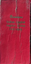 Vintage 1953 Italian-English / English-Italian Vest Pocket Dictionary / ... - £4.48 GBP