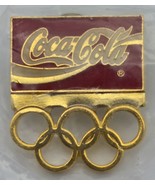 Coca-Cola Olympic Pin Red Gold Enamel New Old Stock Official Collectible - €8,56 EUR Coca-Cola Olympic Pin Red Gold Enamel New Old Stock Official Collectible - €8,56 EUR