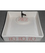 Rae Dunn ARTISAN COLLECTION by Magenta HO HO HO Santa SQUARE DISH OR BOWL - $29.69