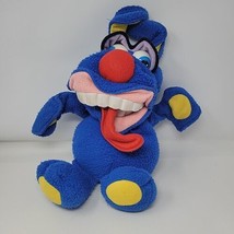 Vintage/Fair 1987 Fisher Price Funny Freddy Blue Goofy Dog 16&quot; Poseable Plush - £14.76 GBP