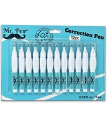 Mr. Pen- Correction Pen, Correction Fluid, Pack Of 12, White Correction ... - £30.64 GBP
