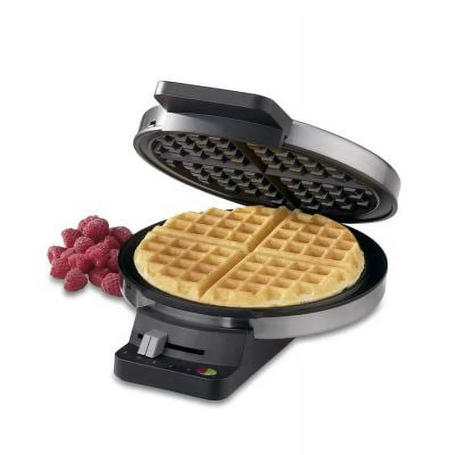 Cuisinart Stainless Steel Round Electric Waffle Maker - £63.76 GBP