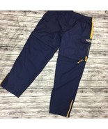 Team Starter West Virginia Elastic Waist Track Pants Size Large Removabl... - $550.78 MXN