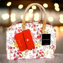 Nanette Lepore Kayli Print Satchel Handbag Purse Brand New With Tags - £70.46 GBP