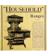 Household Wood Burning Cook Range 1894 Advertisement Victorian Grate DWII9 - $39.99