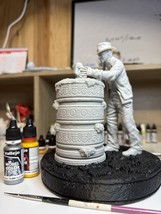 Indiana Jones Tribute Figure – Unpainted Resin Statue 20cm  - $138.58