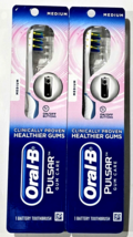 2 Packs Oral B Pulsar Gum Care Battery Toothbrush Medium - £20.77 GBP