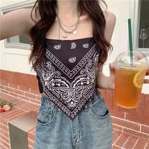 2021FW  ana  Camisole Crop Top Vintage Clothes Corset Tank Tops Belly Blusas Sum - £32.78 GBP