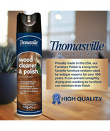 Thomasville WOOD Cleaner &amp; Polish Aerosol spraY Wax Free Cabinet Furnitu... - $50.35 CAD