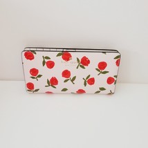 Kate Spade KE618 Dana Festive Rosette Printed Large Slim Bifold Wallet M... - £45.41 GBP