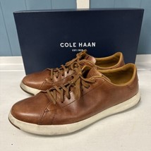 Cole Haan Grandpro Tennis Sneaker Men&#39;s 10.5 Woodbury Handstain Shoes - £38.91 GBP