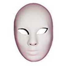 BLANK MASK TO DECORATE UNPAINTED BLANK &quot;VOLTO GREZZA&quot; VENETIAN MASQUERAD... - £19.63 GBP
