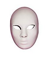 BLANK MASK TO DECORATE UNPAINTED BLANK &quot;VOLTO GREZZA&quot; VENETIAN MASQUERAD... - $24.95