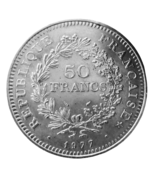 50 francs Hercules silver 1977 - $76.21 CAD
