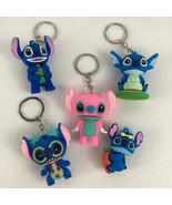 Disney Lilo &amp; Stitch Character Keychains Bag Charms Stitch Angel Lot Unb... - $20.23 CAD