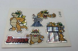Vintage 90s Stickers Nintendo Mario Bros Prism Vending Machine PVI 1994 Bowser - £12.48 GBP