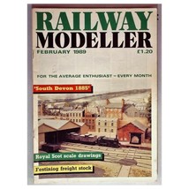Railway Modeller Magazine February 1989 mbox2737 &#39;South Devon 1885&#39; - £3.86 GBP