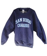 Chargers San Diego Long Sleeve Sweat Shirt Blue 3XL - $25.96 CAD