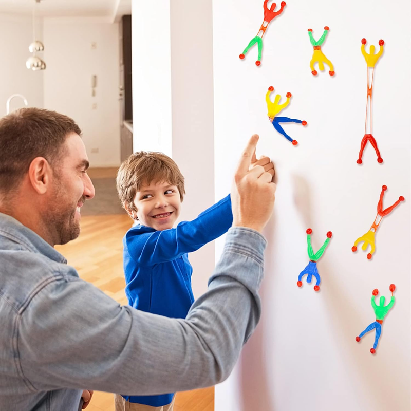 Lovestown 50PCS Sticky Men, Stretchy Wall Climbers Sticky Toy Party Favor Set, P Item image 8