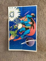 Superman Poster - 9&quot;X14&quot; - Dick Giordano - 1978 Post Cereal Premium - Rare!!! - £38.53 GBP
