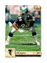 1992 Upper Deck #550 Tim Green Atlanta Falcons - £3.91 GBP