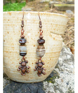 Grateful Dead Dancing Bear Dangle Earrings  Deadhead  Handmade Jewelry H... - £15.66 GBP
