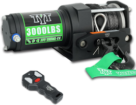  Electric Winch with Wireless Remote and Wired Switch, 1/5&quot;X 32FT Synthe... - $246.51