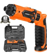 Cordless Screwdriver 8V Max 10Nm Electric Screwdriver Rechargeable Set w... - $88.31