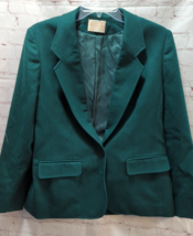 Pendleton women's 12 vintage virgin Wool FOR REPAIR blazer jacket green - $19.79