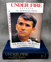 Under Fire Hardcover Book signed by Oliver North 1st Edition Like New - £79.89 GBP