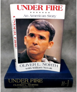 Under Fire Hardcover Book signed by Oliver North 1st Edition Like New - $99.95