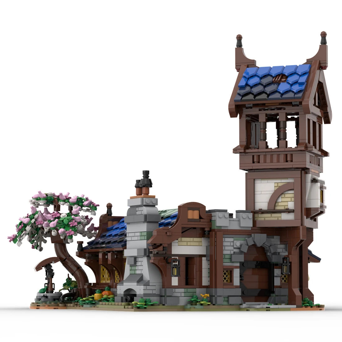 Authorized MOC-108800 Medieval themed Sentry Post Model Building Blocks MOC Set - $384.18