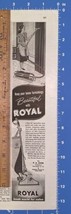 Vintage Print Ad Royal Vacuum Cleaner Sleigh Canister Cleveland  13.5&quot; x... - $11.75