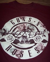 Guns N Roses Appetite For Destruction Classic Logo T-Shirt Large Burgendy Band - £15.87 GBP