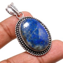 Lapis Lazuli Gemstone Handmade Fashion Ethnic Pendant Jewelry 2.10&quot; SA 117 - £3.19 GBP