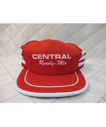 Central Ready Mix Trucker Hat Snapback Size-a-just 3 Stripes Red White N... - £30.31 GBP