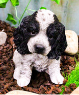 Ebros Lifelike Pet Pal English Cocker Spaniel Dog Puppy Sitting Figurine... - $40.83 CAD
